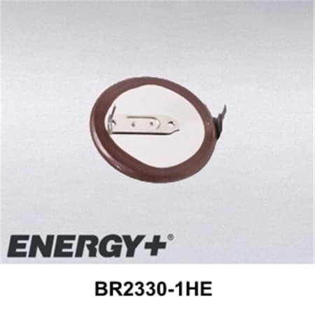 Fedco Batteries FedCo Batteries Compatible with  Panasonic BR2330-1HE 255mAh Lithium Coin Cell For Printed Circuit Board Mounting BR2330-1HE
